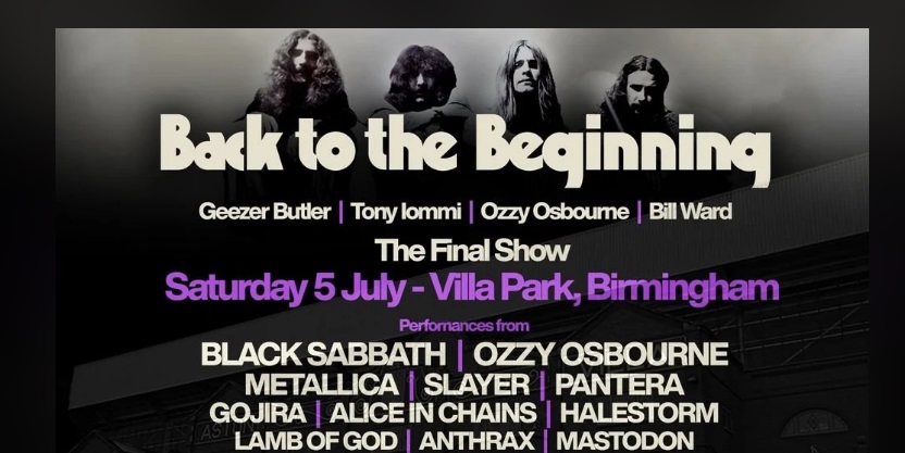 Black Sabbath Back To The Beginning