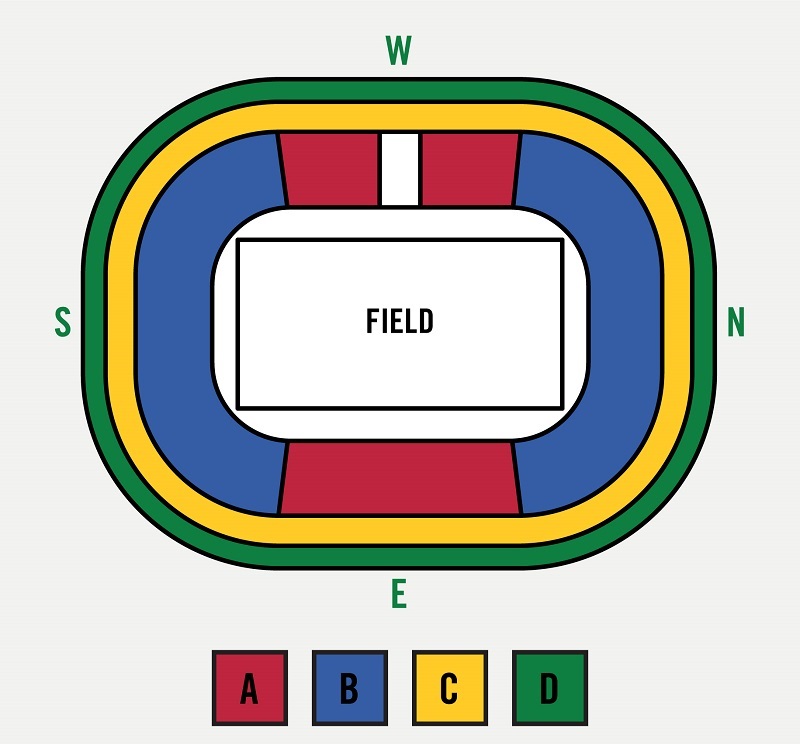 Nelson Mandela Bay Stadium, Port Elizabeth, South Africa / Nelson Mandela Bay Stadium, Port Elizabeth, South Africa Venue Seating Plan