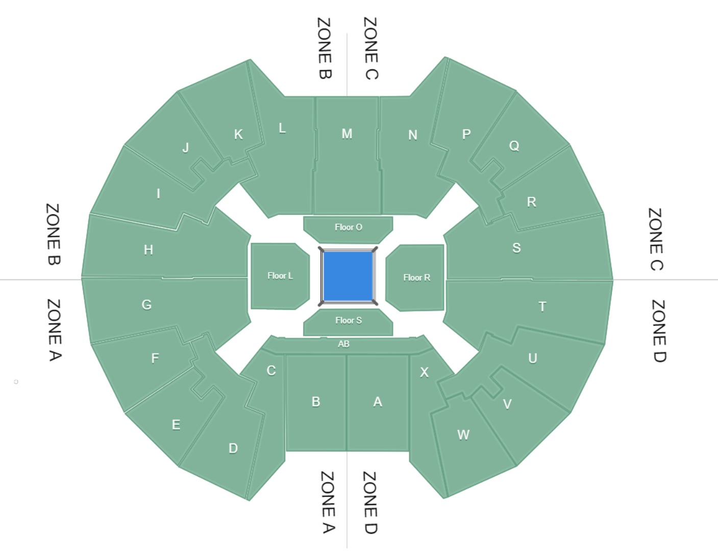 King Abdullah Sports City Stadium, Jeddah, Saudi Arabia Seating Plan