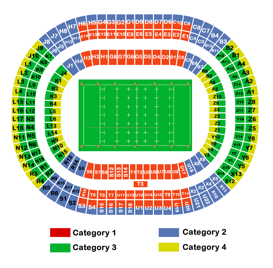 Stade de France, Saint-Denis, France / Stade de France, Saint-Denis, France Venue Seating Plan