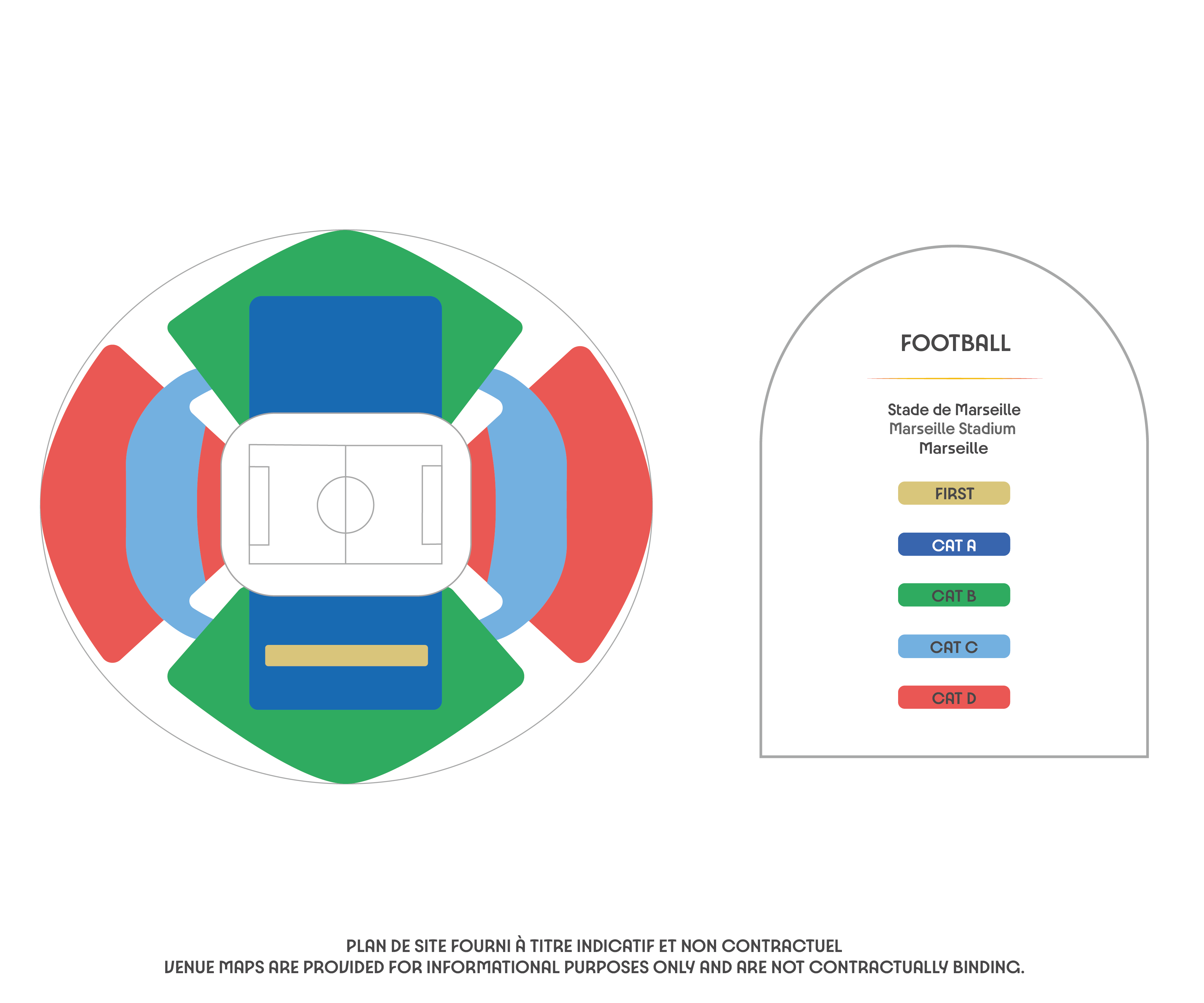 Stade Velodrome , Marseille, France Seating Plan