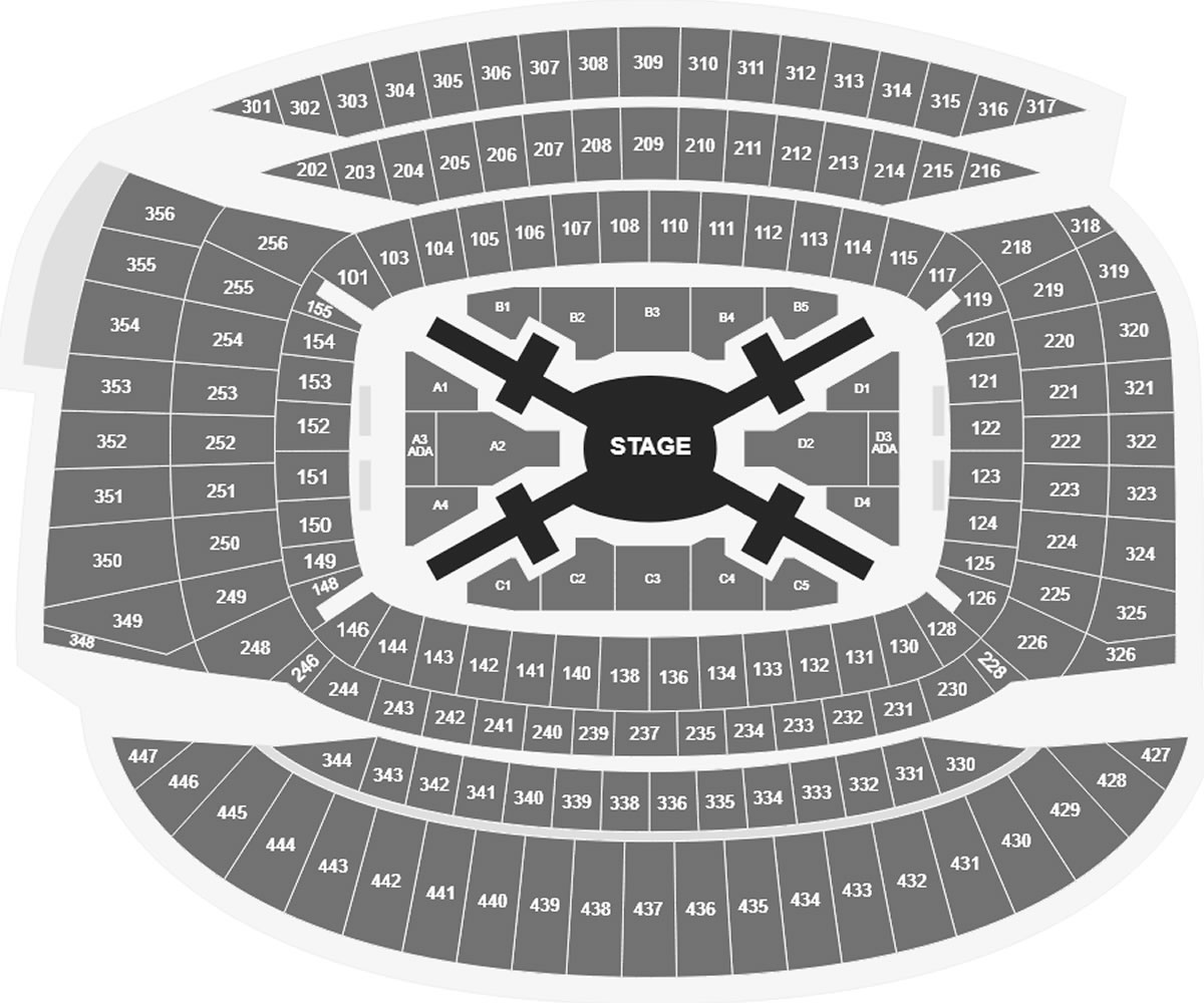 Soldier Field, Chicago, Illinois, United States / Soldier Field, Chicago, Illinois, United States Venue Seating Plan
