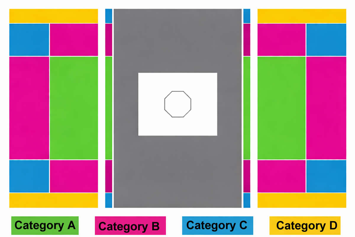 LA Convention Center Hall 1, Los Angeles, California, United States / LA Convention Center Hall 1, Los Angeles, California, United States Venue Seating Plan