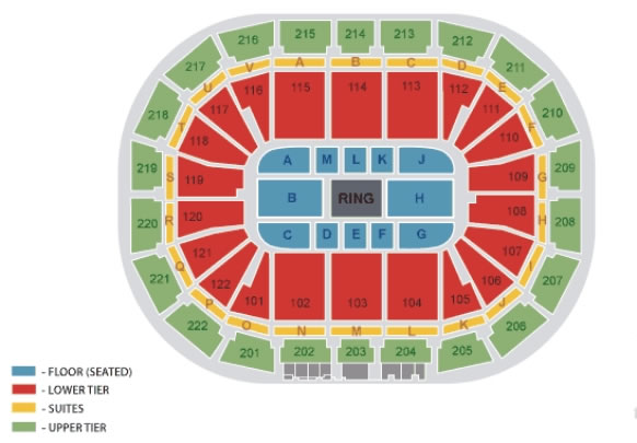 AO Arena, Manchester, England, United Kingdom / AO Arena, Manchester, England, United Kingdom Venue Seating Plan