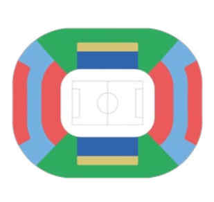 Nice Stadium, Nice, France Seating Plan