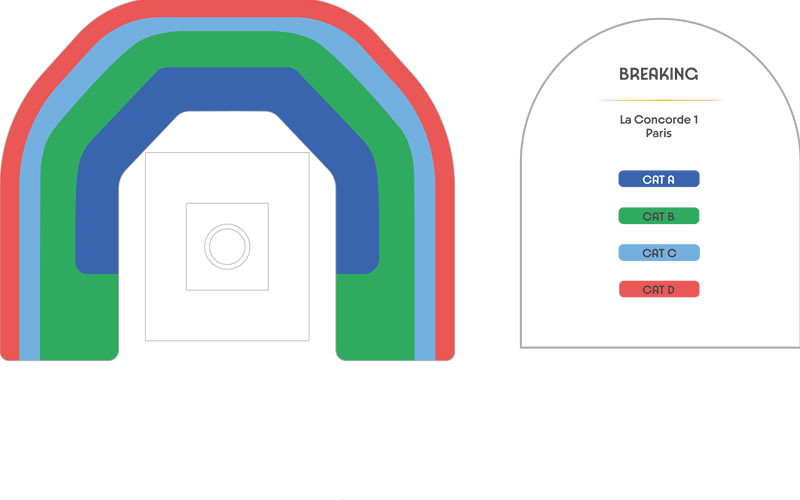 La Concorde - Breaking, Paris, France Seating Plan