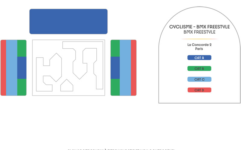 La Concorde - BMX Freestyle Cycling, Paris, France Seating Plan