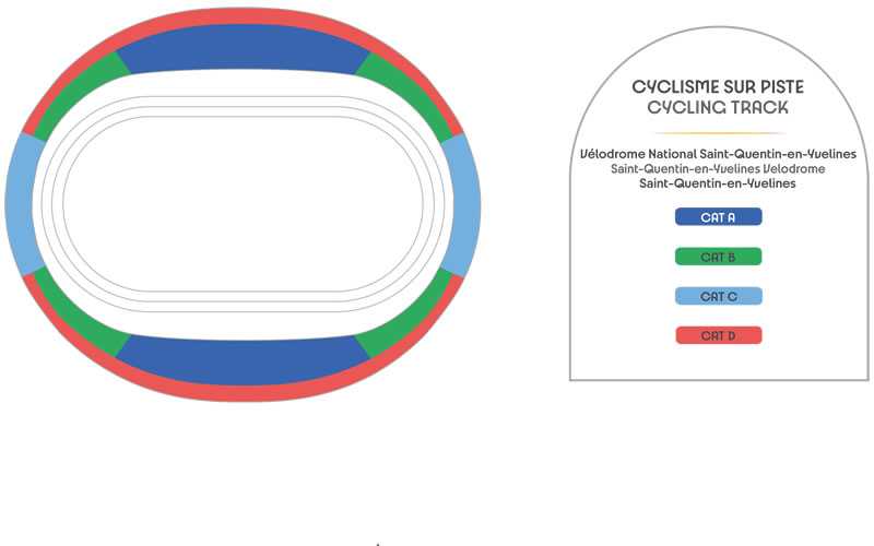 Saint-Quentin-en-Yvelines - Cycling Track, Paris, France / Saint-Quentin-en-Yvelines - Cycling Track, Paris, France Venue Seating Plan