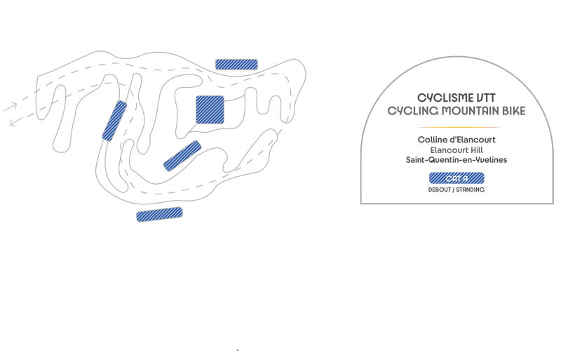 Elancourt Hill - Cycling Mountain Bike, Paris, France Seating Plan