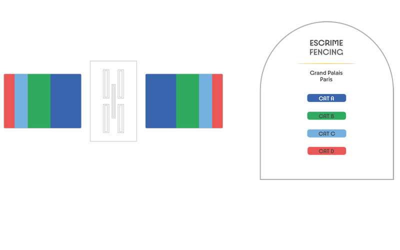 Grand Palais - Fencing, Paris, France Seating Plan