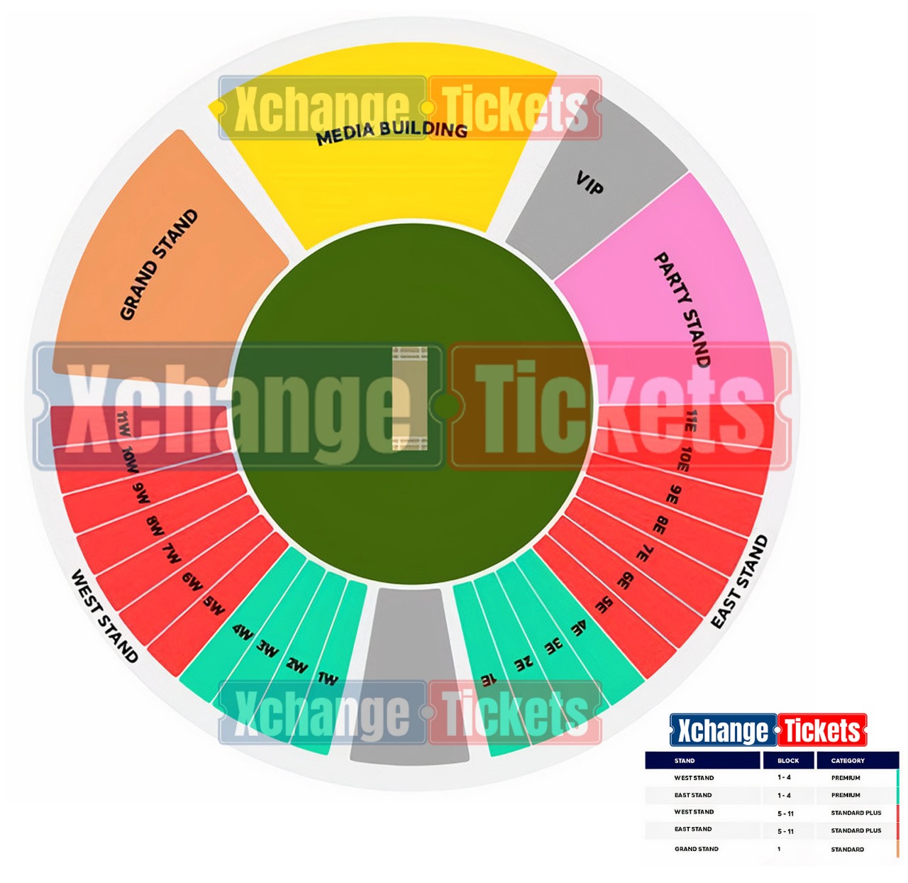 Broward County Stadium, Florida, United States Seating Plan