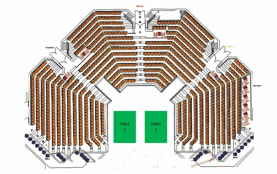Crucible Theatre, Sheffield, United Kingdom / Crucible Theatre, Sheffield, United Kingdom Venue Seating Plan
