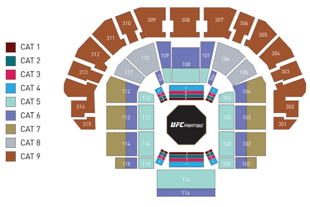 Etihad Arena, Abu Dhabi, United Arab Emirates / Etihad Arena, Abu Dhabi, United Arab Emirates Venue Seating Plan