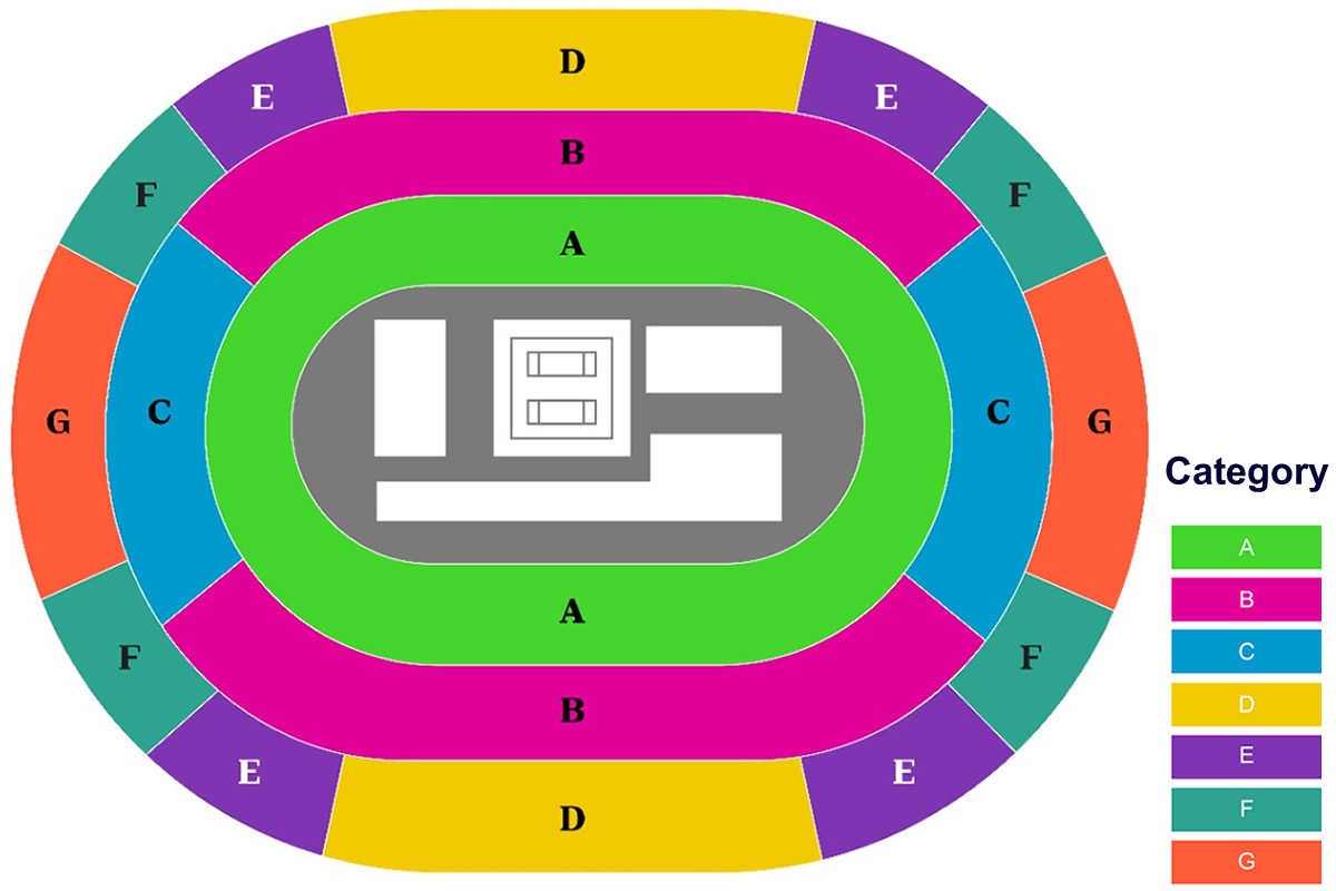 DTLA Arena, Los Angeles, California, United States / DTLA Arena, Los Angeles, California, United States Venue Seating Plan