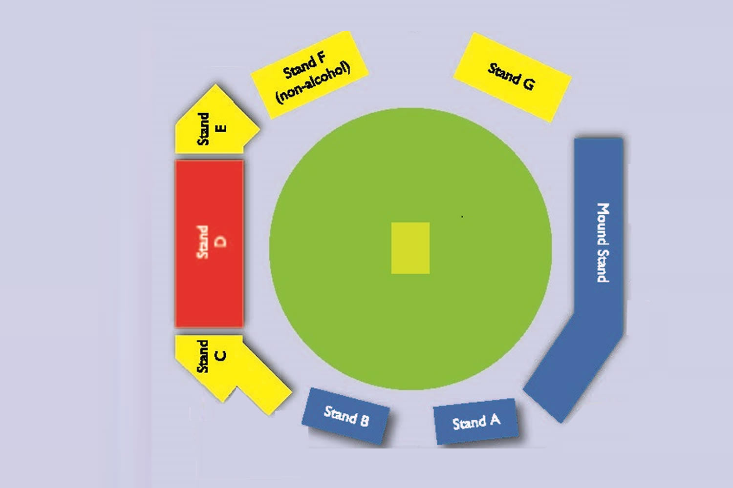 The Bristol County Ground, Bristol, United Kingdom / The Bristol County Ground, Bristol, United Kingdom Venue Seating Plan