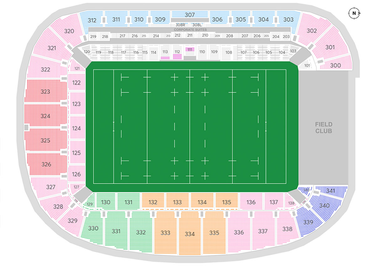 Te Kaha, Christchurch, New Zealand / Te Kaha, Christchurch, New Zealand Venue Seating Plan