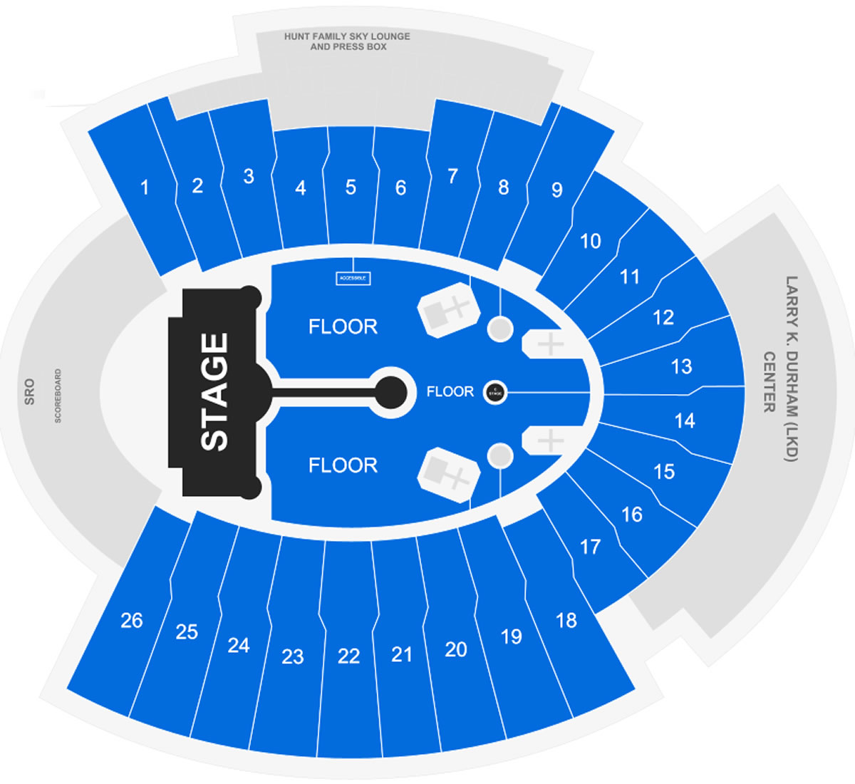 Sun Bowl, El Paso, United States / Sun Bowl, El Paso, United States Venue Seating Plan