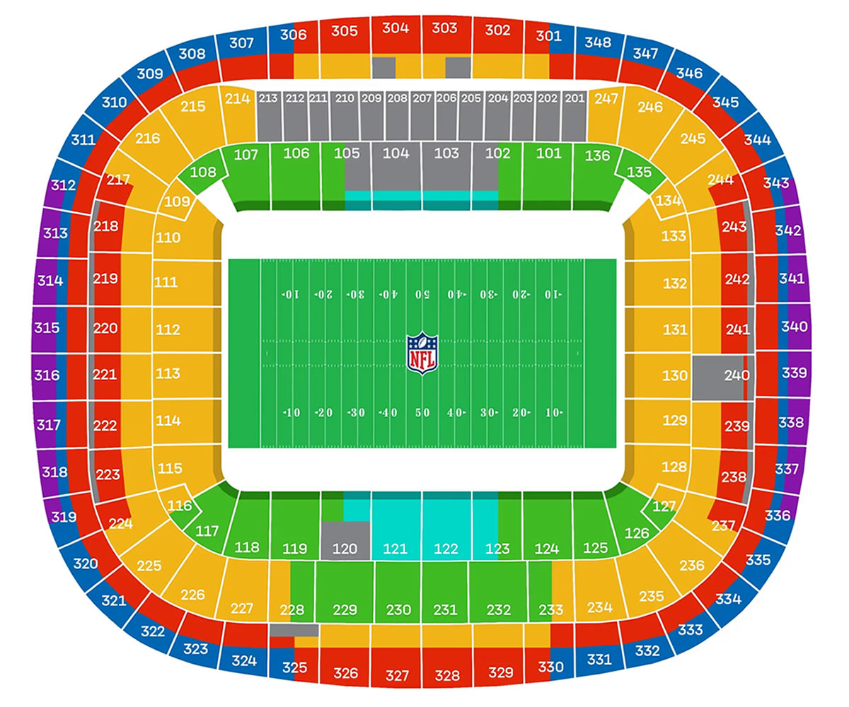 FC Bayern Munich Stadium, Munich, Germany / FC Bayern Munich Stadium, Munich, Germany Venue Seating Plan
