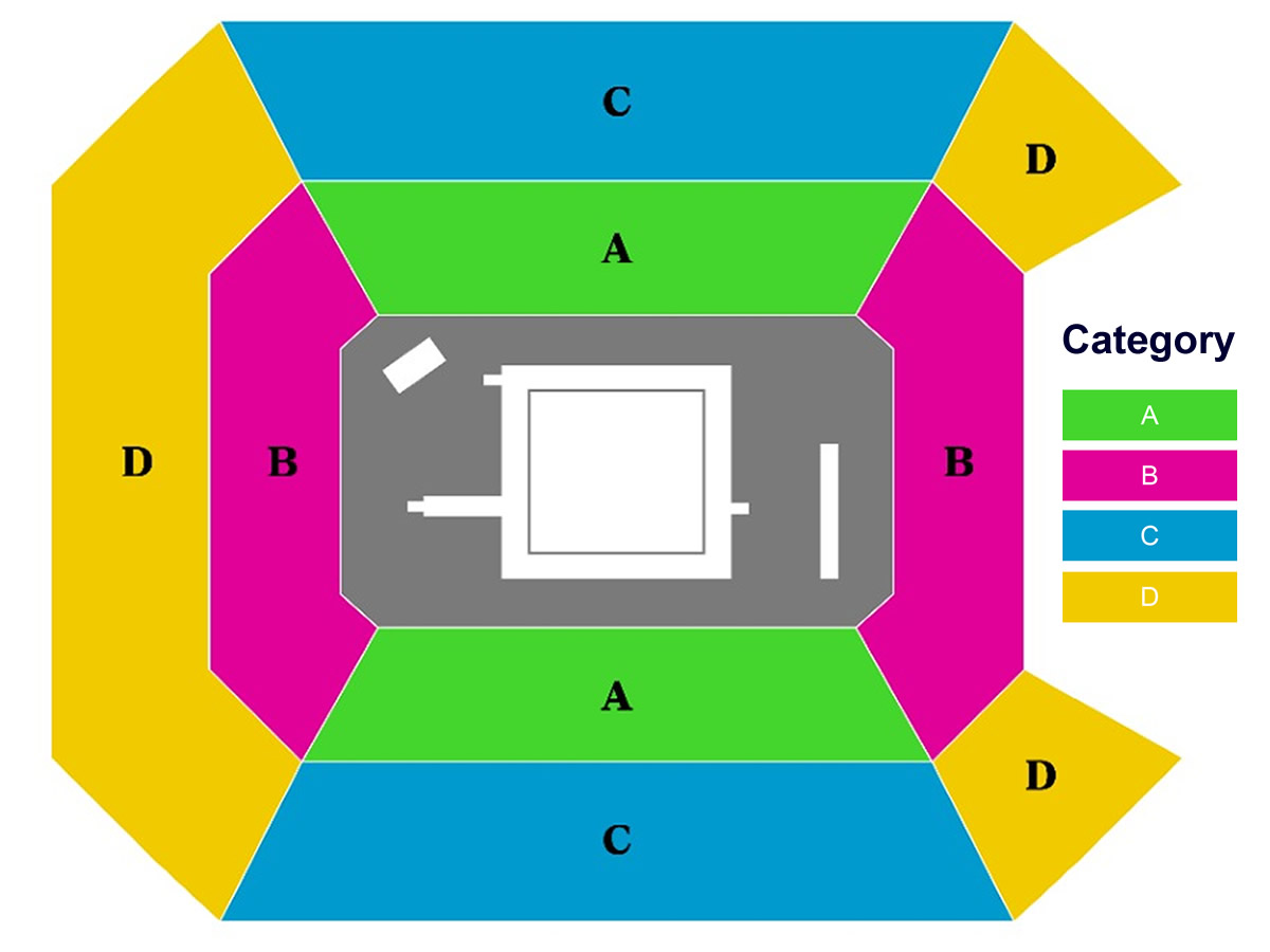 Galen Center (Rhythmic Gymnastics), Los Angeles, United States / Galen Center (Rhythmic Gymnastics), Los Angeles, United States Venue Seating Plan