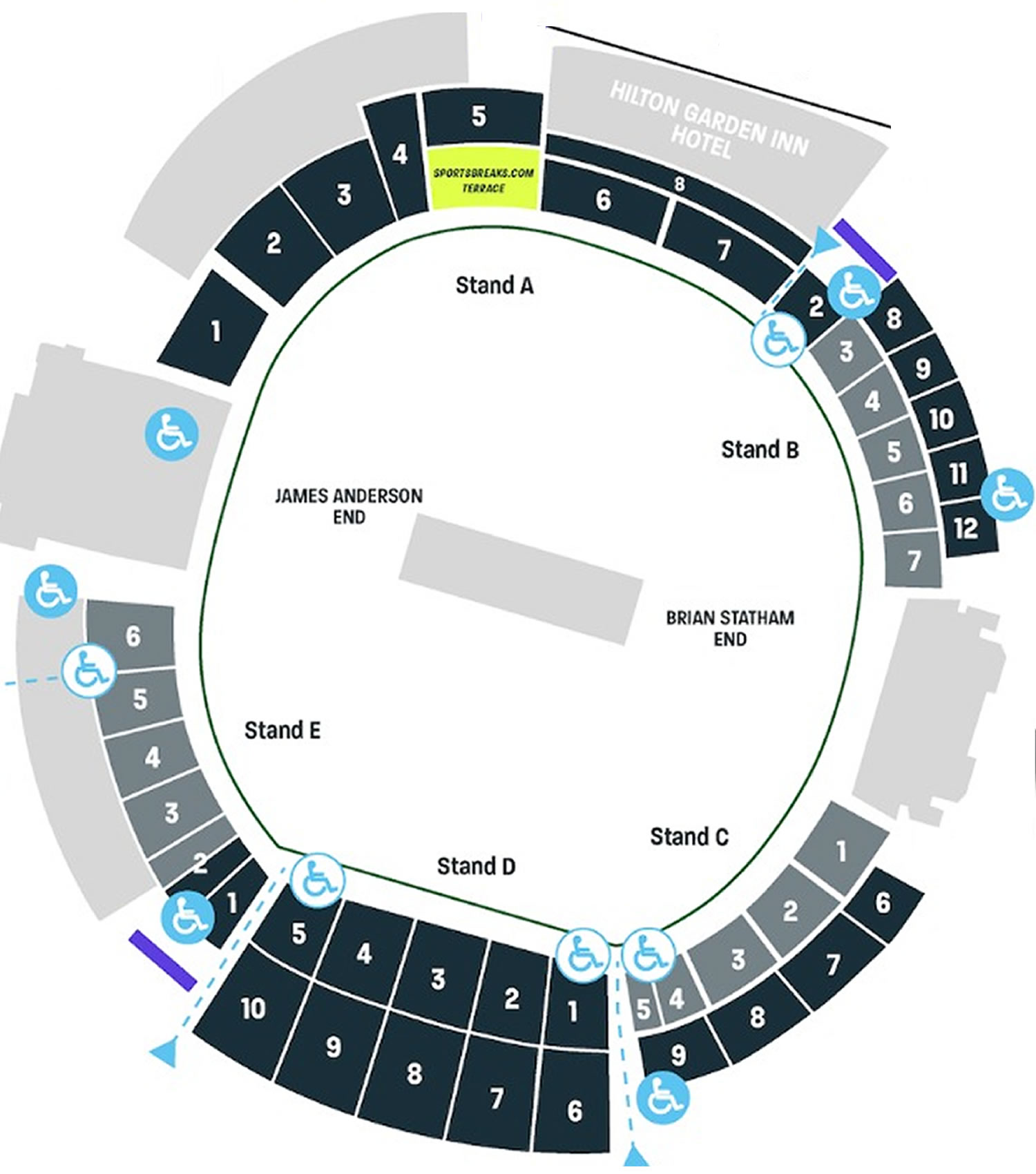 Emirates Old Trafford, Manchester, United Kingdom Seating Plan