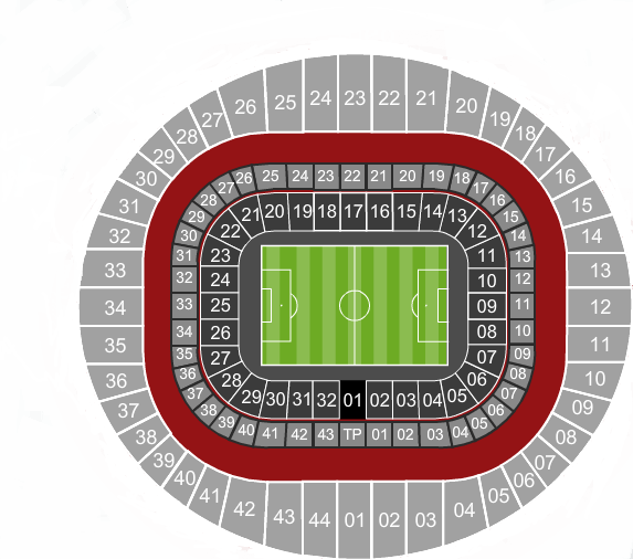 Estadio da Luz, Lisbon, Portugal / Estadio da Luz, Lisbon, Portugal Venue Seating Plan