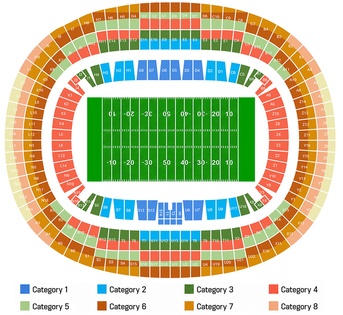 Stade de France, Paris, France / Stade de France, Paris, France Venue Seating Plan