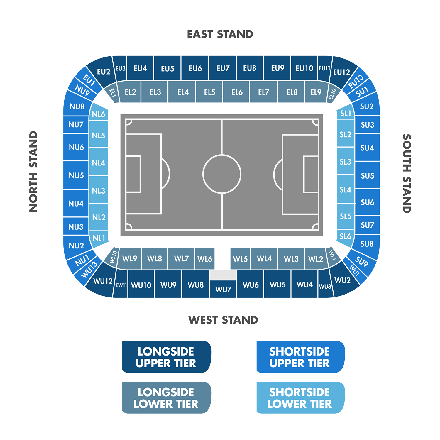 Tottenham Hotspur Stadium Seating Chart