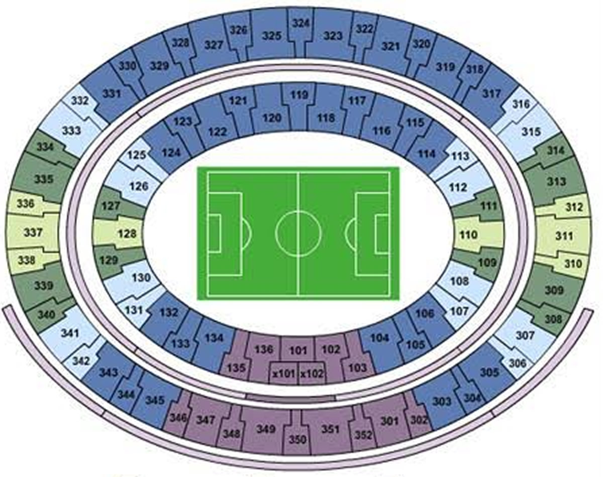 Estadio Beira-Rio, Porto Alegre, Brazil / Estadio Beira-Rio, Porto Alegre, Brazil Venue Seating Plan