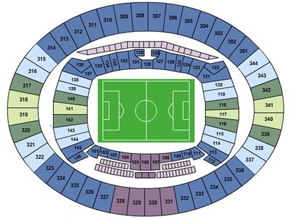 Estadio Mineirao, Belo Horizonte, Brazil / Estadio Mineirao, Belo Horizonte, Brazil Venue Seating Plan