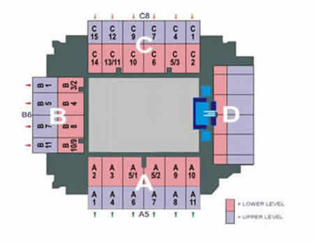 Parken Stadium, Copenhagen, Denmark / Parken Stadium, Copenhagen, Denmark Venue Seating Plan