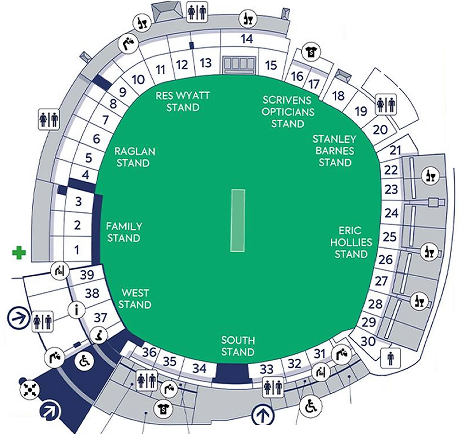 Edgbaston, Birmingham, United Kingdom Seating Plan