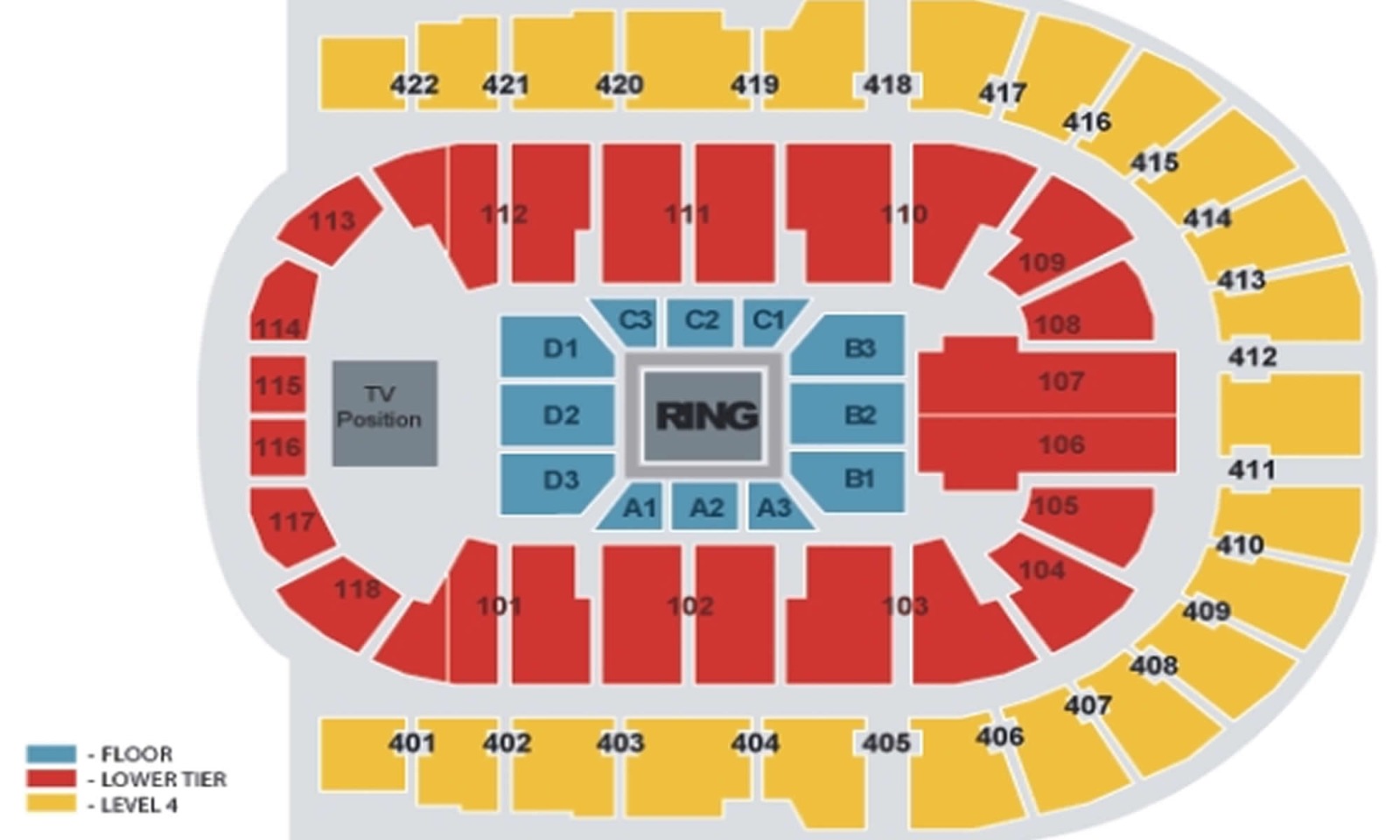 TBC Boxing, TBC, United Kingdom / TBC Boxing, TBC, United Kingdom Venue Seating Plan