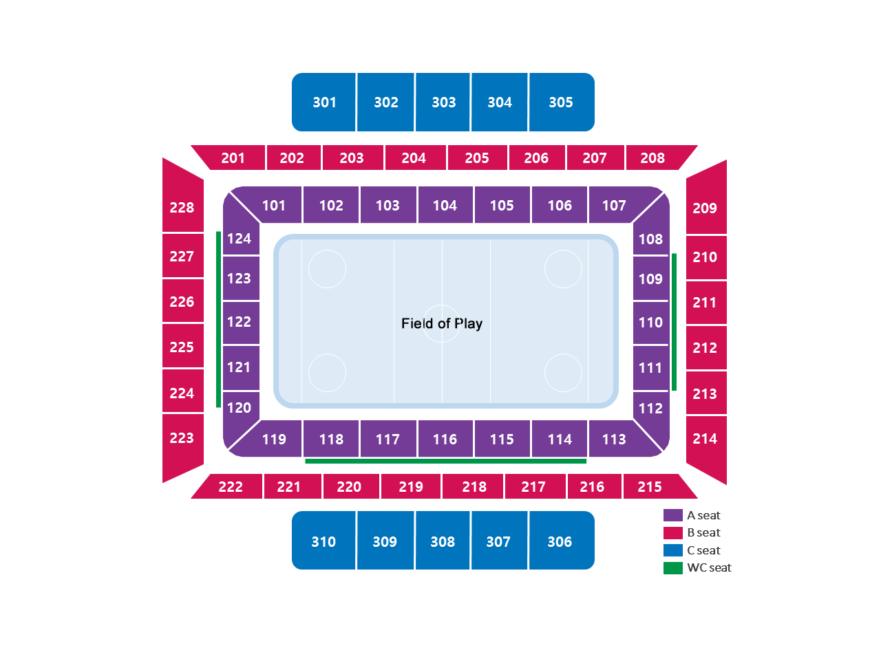 Gangneung Ice Arena Seating Chart