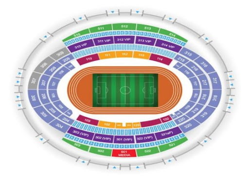 National Stadium Baku, Baku, Azerbaijan / National Stadium Baku, Baku, Azerbaijan Venue Seating Plan