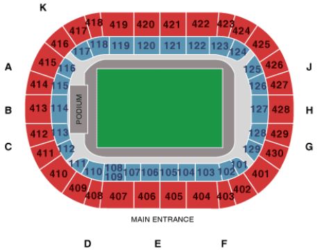 Johan Cruijff Arena, Amsterdam, Netherlands / Johan Cruijff Arena, Amsterdam, Netherlands Venue Seating Plan