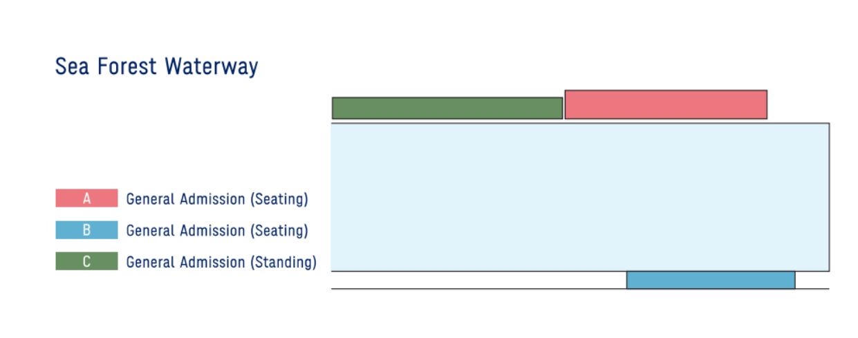 Sea Forest Waterway, Tokyo, Koto City, Japan / Sea Forest Waterway, Tokyo, Koto City, Japan Venue Seating Plan