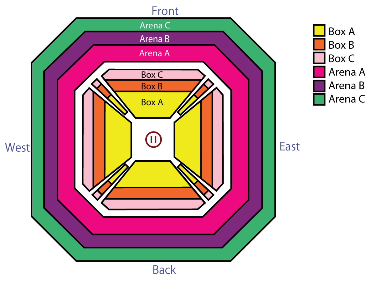 Kokugikan Arena, Sumida City, Japan / Kokugikan Arena, Sumida City, Japan Venue Seating Plan