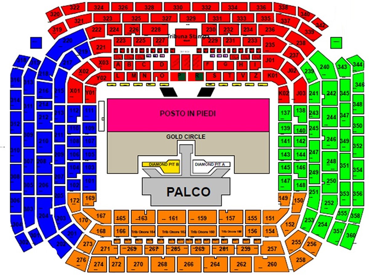 Tottenham Hotspur Stadium , Tottenham, United Kingdom / Tottenham Hotspur Stadium , Tottenham, United Kingdom Venue Seating Plan