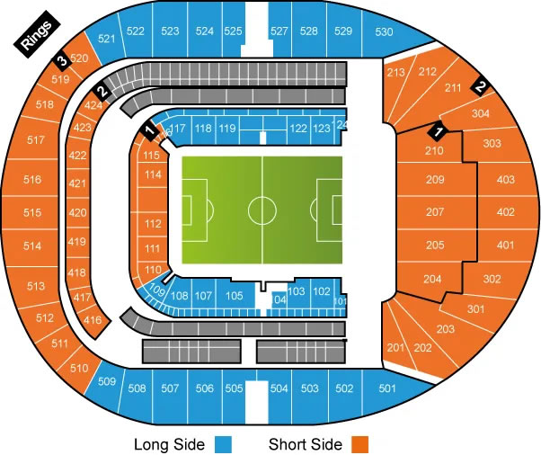 Tottenham Hotspur Stadium , Tottenham, United Kingdom Seating Plan