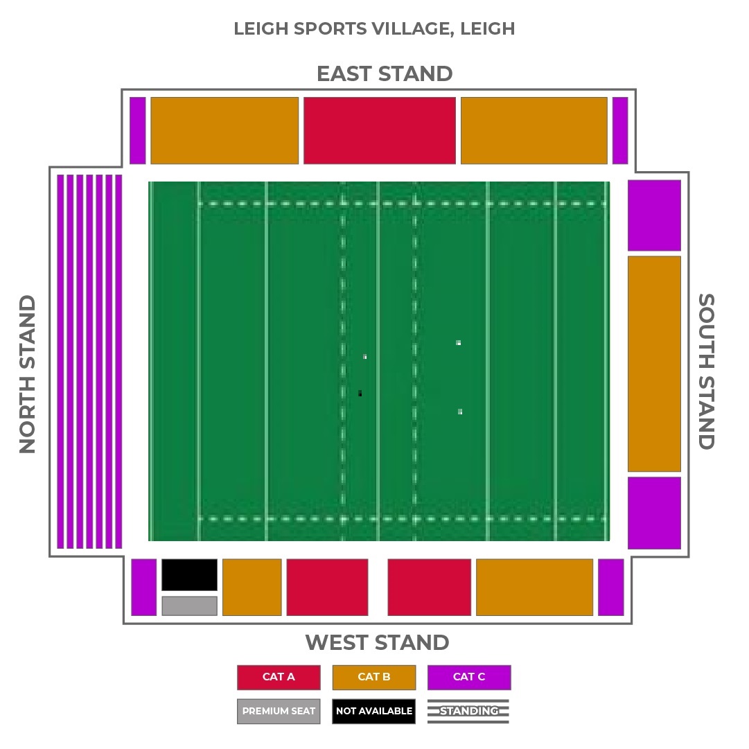 Leigh Sports Village, Leigh, United Kingdom / Leigh Sports Village, Leigh, United Kingdom Venue Seating Plan